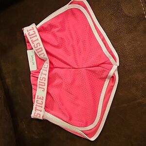 NWT Justice Hot Pink Shorts